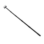 Weeding Rake Adjustable Length Stainless Steel Ergonomic Handle Hand Rake Garden Tool for Cultivating Loosening 5 Sections