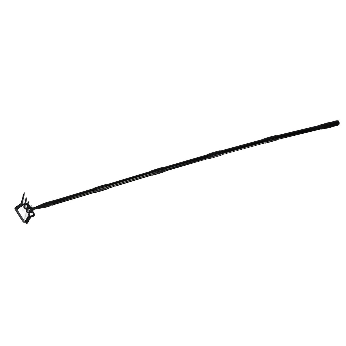Weeding Rake Adjustable Length Stainless Steel Ergonomic Handle Hand Rake Garden Tool for Cultivating Loosening 5 Sections