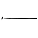 Weeding Rake Adjustable Length Stainless Steel Ergonomic Handle Hand Rake Garden Tool for Cultivating Loosening 5 Sections