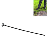 Weeding Rake Adjustable Length Stainless Steel Ergonomic Handle Hand Rake Garden Tool for Cultivating Loosening 5 Sections