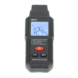 Digital Wood Moisture Meter ABS Wood Humidity Tester Light Weight Timber Damp Detector for Home Garden Yard