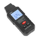 Digital Wood Moisture Meter ABS Wood Humidity Tester Light Weight Timber Damp Detector for Home Garden Yard - Close-Up Angle