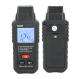 Digital Wood Moisture Meter ABS Wood Humidity Tester Light Weight Timber Damp Detector for Home Garden Yard