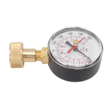 Water Pressure Gauge Aluminum Alloy Iron 0 to 200Psi Universal Water Pressure Test Gauge with 3/4 Female Hose Thread for Replacement