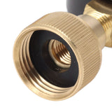 Water Pressure Gauge Aluminum Alloy Iron 0 to 200Psi Universal Water Pressure Test Gauge with 3/4 Female Hose Thread for Replacement