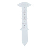 Grass Gauge 30cm Clear Funny Text Sturdy Iron Grass Height Measuring Ruler for Garden Yard Lawn - Side View