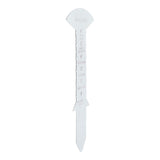 Grass Gauge 30cm Clear Funny Text Sturdy Iron Grass Height Measuring Ruler for Garden Yard Lawn