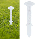 Grass Gauge 30cm Clear Funny Text Sturdy Iron Grass Height Measuring Ruler for Garden Yard Lawn - Extra Image