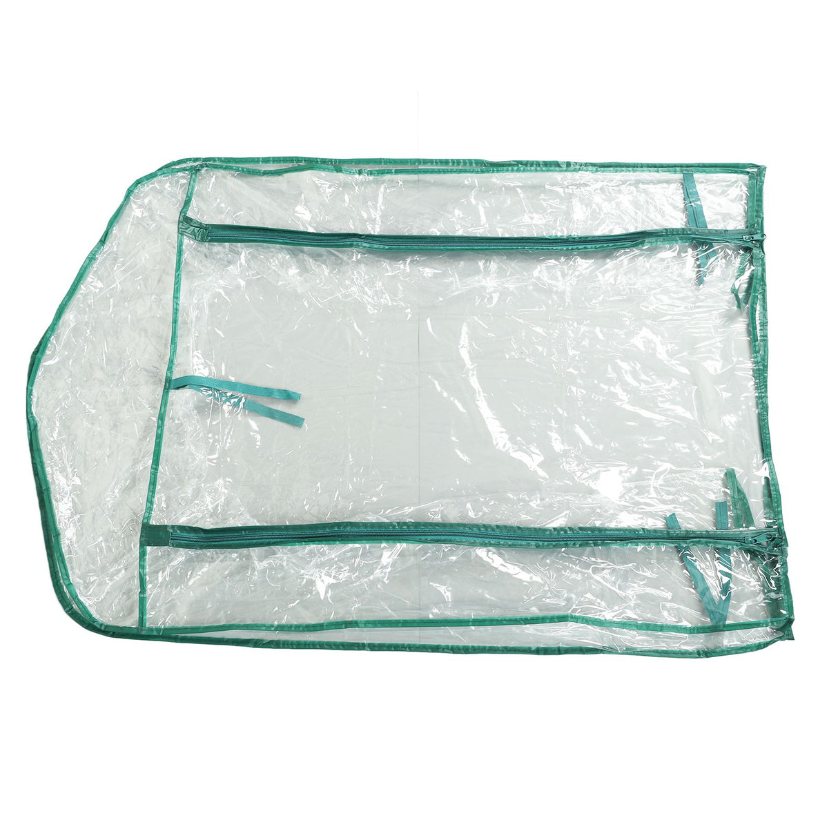 Greenhouse Replacement Cover Transparent PVC 69x49x92cm Mini Plant Cover for 2 Tier Shelves
