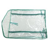 Greenhouse Replacement Cover Transparent PVC 69x49x92cm Mini Plant Cover for 2 Tier Shelves - Side View