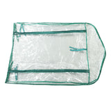 Greenhouse Replacement Cover Transparent PVC 69x49x92cm Mini Plant Cover for 2 Tier Shelves