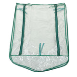 Greenhouse Replacement Cover Transparent PVC 69x49x92cm Mini Plant Cover for 2 Tier Shelves