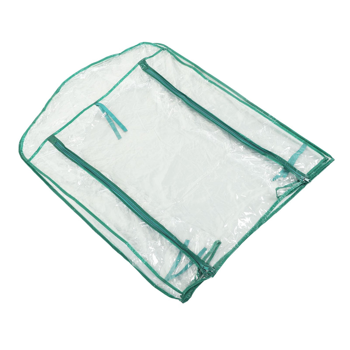 Greenhouse Replacement Cover Transparent PVC 69x49x92cm Mini Plant Cover for 2 Tier Shelves