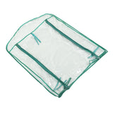 Greenhouse Replacement Cover Transparent PVC 69x49x92cm Mini Plant Cover for 2 Tier Shelves
