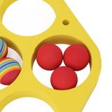 Ring Throw Pool Game Toy EVA Floating Foam with Balls for Kids Adults Water Sports Outdoor Party Hexagonal Circle - Extra Image