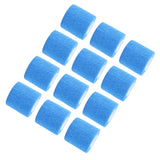 12 Pack 4.5M Animal Elastic Bandage Self Adhesive Cow Hoof Repairing Bandage Non Woven Polyester Waterproof for Livestock Blue - Close-Up Angle