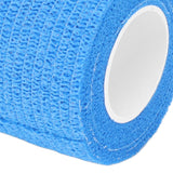 12 Pack 4.5M Animal Elastic Bandage Self Adhesive Cow Hoof Repairing Bandage Non Woven Polyester Waterproof for Livestock Blue