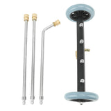 Undercarriage Cleaner Stainless Steel Brass 4000 Psi Undercarriage Cleaner Water Broom 1/4in Quick Connect for Home Road Car