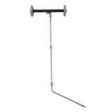Undercarriage Cleaner Stainless Steel Brass 4000 Psi Undercarriage Cleaner Water Broom 1/4in Quick Connect for Home Road Car - Rear View