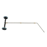Undercarriage Cleaner Stainless Steel Brass 4000 Psi Undercarriage Cleaner Water Broom 1/4in Quick Connect for Home Road Car