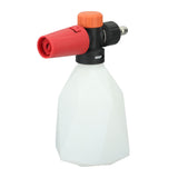 Car Foam Sprayer 500ml Portable High Pressure Foam Blaster with 1/4 Inch Quick Connector for Garden Car Washing Rhombus