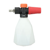 Car Foam Sprayer 500ml Portable High Pressure Foam Blaster with 1/4 Inch Quick Connector for Garden Car Washing Rhombus - Low Angle