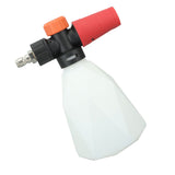 Car Foam Sprayer 500ml Portable High Pressure Foam Blaster with 1/4 Inch Quick Connector for Garden Car Washing Rhombus