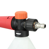 Car Foam Sprayer 500ml Portable High Pressure Foam Blaster with 1/4 Inch Quick Connector for Garden Car Washing Rhombus