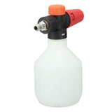 Car Foam Sprayer 500ml Portable High Pressure Foam Blaster with 1/4 Inch Quick Connector for Garden Car Washing Round - Front View