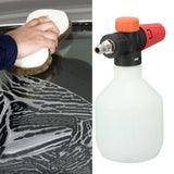 Car Foam Sprayer 500ml Portable High Pressure Foam Blaster with 1/4 Inch Quick Connector for Garden Car Washing Round - Extra Image