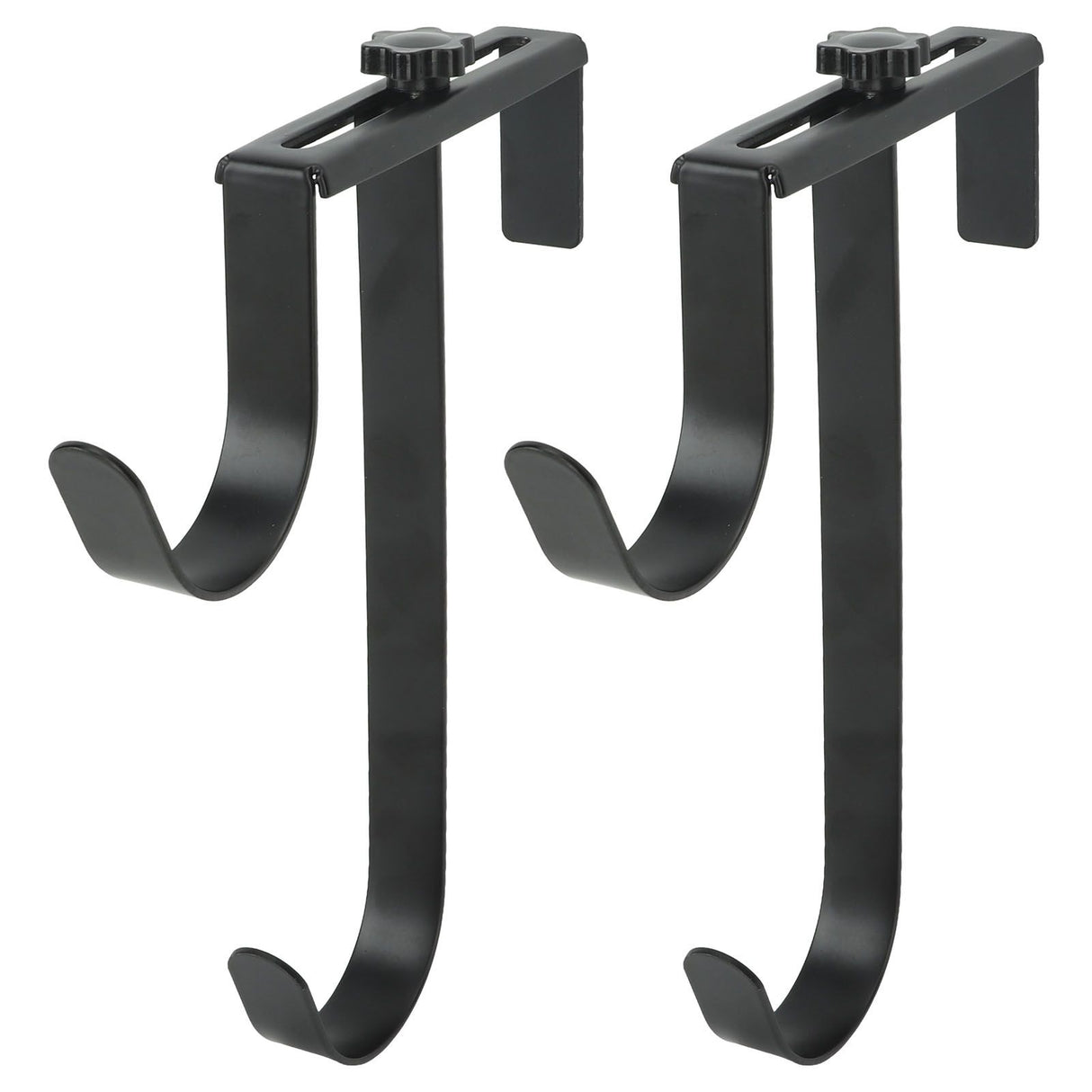 2Pcs Pool Pole Hanger Adjustable Metal Iron Pool Pole Hook Hanger Pool Accessories for Pool Poles Pool Fence Wall