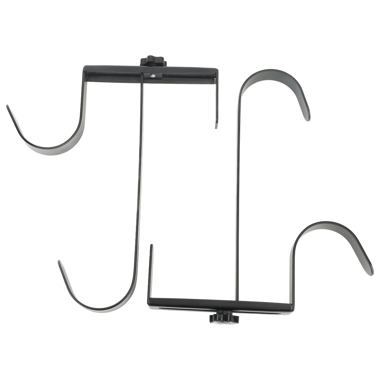 2Pcs Pool Pole Hanger Adjustable Metal Iron Pool Pole Hook Hanger Pool Accessories for Pool Poles Pool Fence Wall