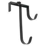 2Pcs Pool Pole Hanger Adjustable Metal Iron Pool Pole Hook Hanger Pool Accessories for Pool Poles Pool Fence Wall - Close-Up Angle