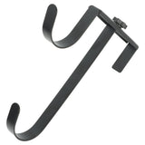2Pcs Pool Pole Hanger Adjustable Metal Iron Pool Pole Hook Hanger Pool Accessories for Pool Poles Pool Fence Wall - Low Angle