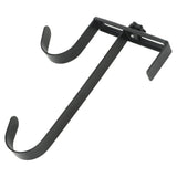2Pcs Pool Pole Hanger Adjustable Metal Iron Pool Pole Hook Hanger Pool Accessories for Pool Poles Pool Fence Wall - Extra Image