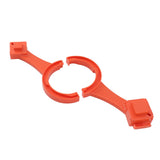 1 Set RV Sewer Fitting Wrench Connect Disconnect Easily Universal Spanner for Most 3in 4in Male Female RV Sewer Caps Orange - Front View