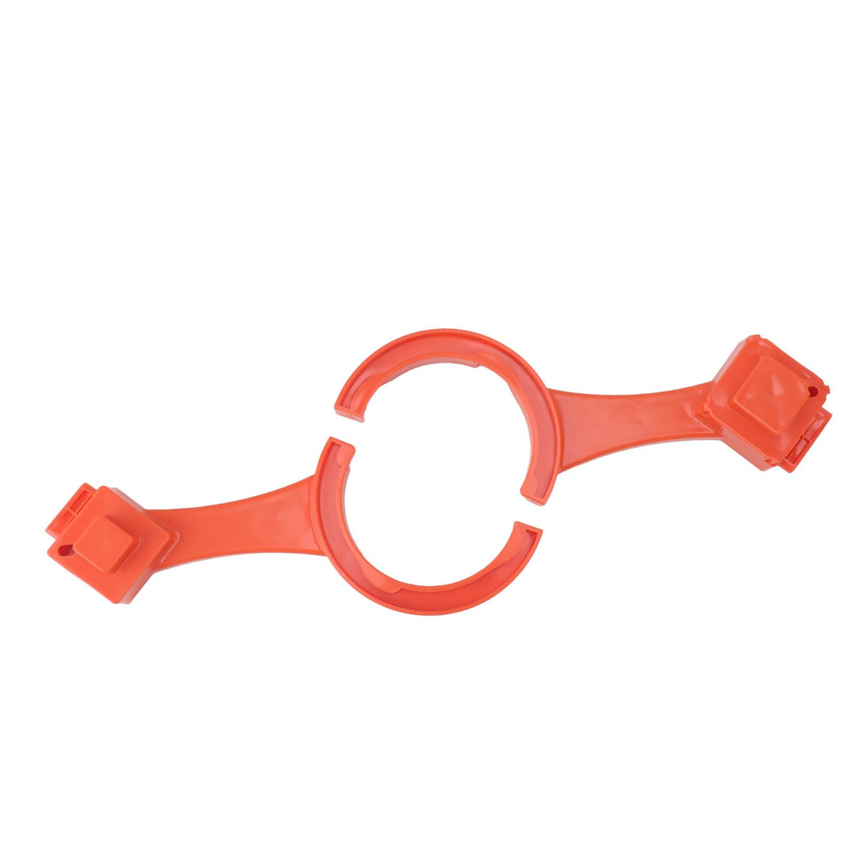 1 Set RV Sewer Fitting Wrench Connect Disconnect Easily Universal Spanner for Most 3in 4in Male Female RV Sewer Caps Orange