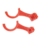 1 Set RV Sewer Fitting Wrench Connect Disconnect Easily Universal Spanner for Most 3in 4in Male Female RV Sewer Caps Orange - 45-Degree Angle