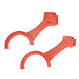 1 Set RV Sewer Fitting Wrench Connect Disconnect Easily Universal Spanner for Most 3in 4in Male Female RV Sewer Caps Orange - Extra Image