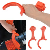 1 Set RV Sewer Fitting Wrench Connect Disconnect Easily Universal Spanner for Most 3in 4in Male Female RV Sewer Caps Orange - Extra Image