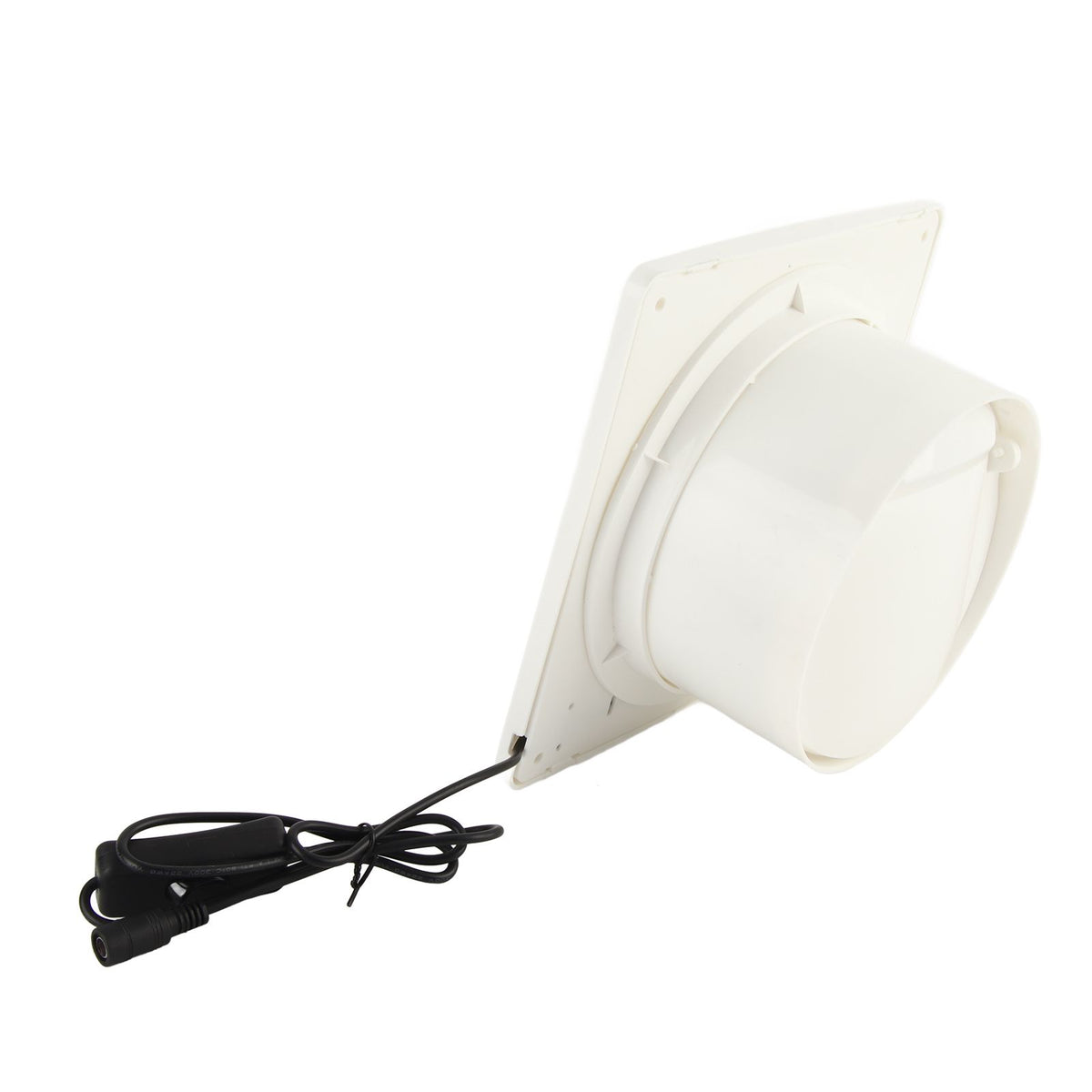Solar Exhaust Fan 50W 6in ABS Protective Mesh IP67 Waterproof Ventilator for Greenhouses Pet Houses
