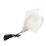 Solar Exhaust Fan 50W 6in ABS Protective Mesh IP67 Waterproof Ventilator for Greenhouses Pet Houses