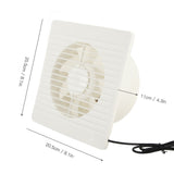Solar Exhaust Fan 50W 6in ABS Protective Mesh IP67 Waterproof Ventilator for Greenhouses Pet Houses