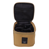 Spice Bottle Carry Bag Removable Inner Divider Oxford Cloth Portable Seasoning Jar Bag for BBQ Picnic Camping Khaki