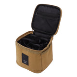 Spice Bottle Carry Bag Removable Inner Divider Oxford Cloth Portable Seasoning Jar Bag for BBQ Picnic Camping Khaki