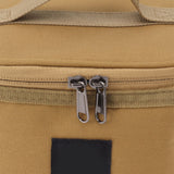 Spice Bottle Carry Bag Removable Inner Divider Oxford Cloth Portable Seasoning Jar Bag for BBQ Picnic Camping Khaki - Extra Image