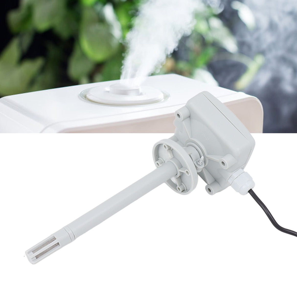 Temperature Humidity Transmitter Sensor RS485 Modbus Wall Mounted Air Duct Type Analog Sensor DC 12‑24V