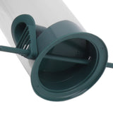 2 Set Bird Tube Feeder Plastic Transparent Hanging Finch Feeder Garden Decoration with 2 Vents 2 Ports - Extra Image