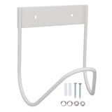 Garden Hose Holder 304 Stainless Steel Wall Mount Heave Duty Water Hose Hook Hanger for Outside Yard White