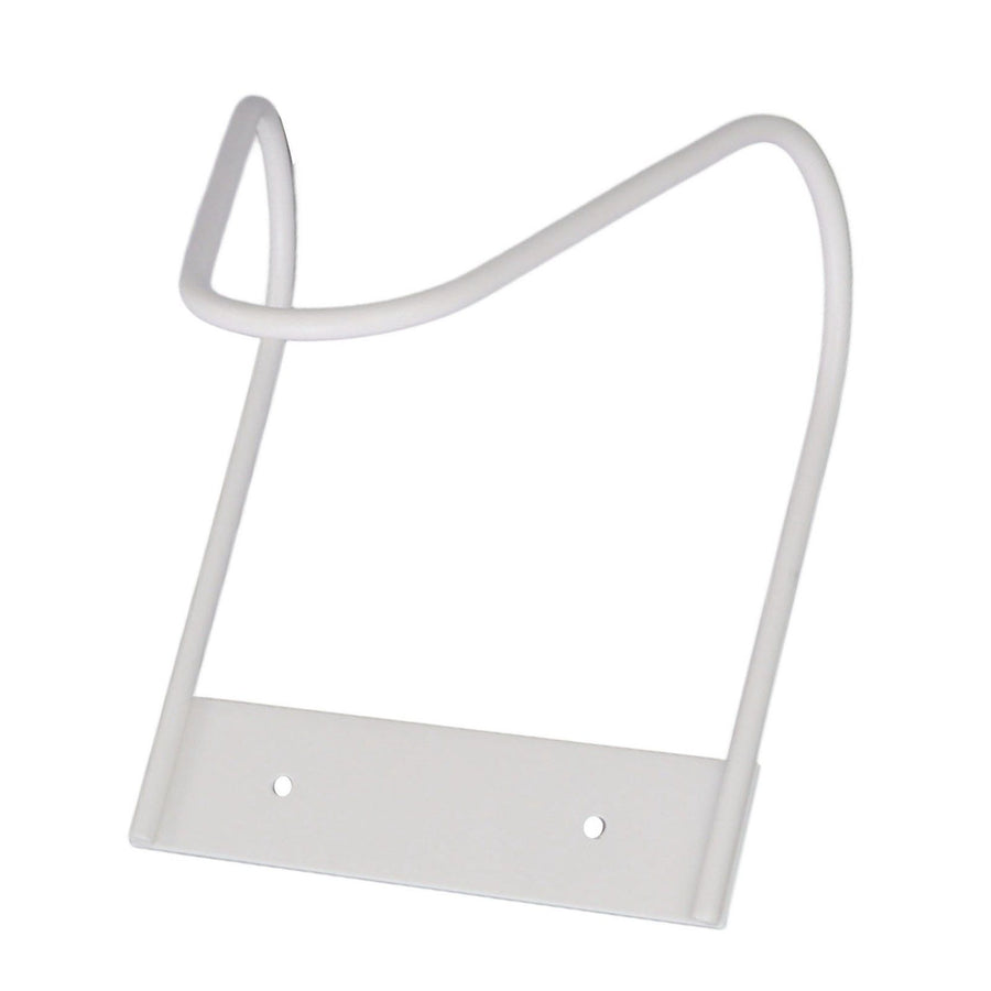 Garden Hose Holder 304 Stainless Steel Wall Mount Heave Duty Water Hose Hook Hanger for Outside Yard White